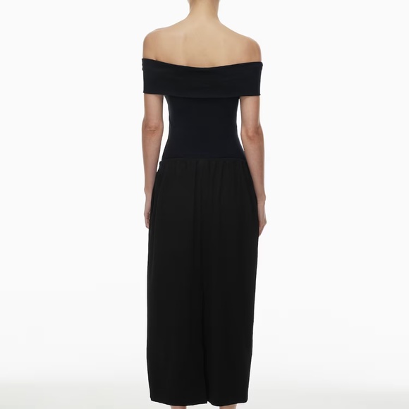 Aritzia Contour Off-Shoulder Sleeveless Hip Top – Black (XS) - Picture 8 of 10